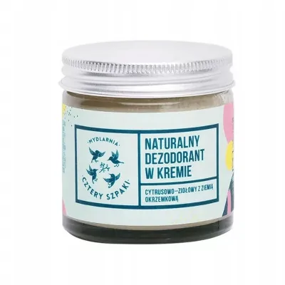 Cztery Szpaki Dezodorant Kremowy Cytrusowo-Ziołowy Naturalny | Colostrum Polska