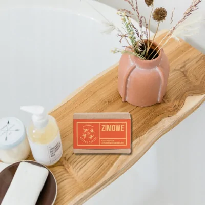 Mydło Cztery Szpaki Zimowe Korzenno-Ciasteczkowe 110g | Limitowana edycja | Colostrum Polska