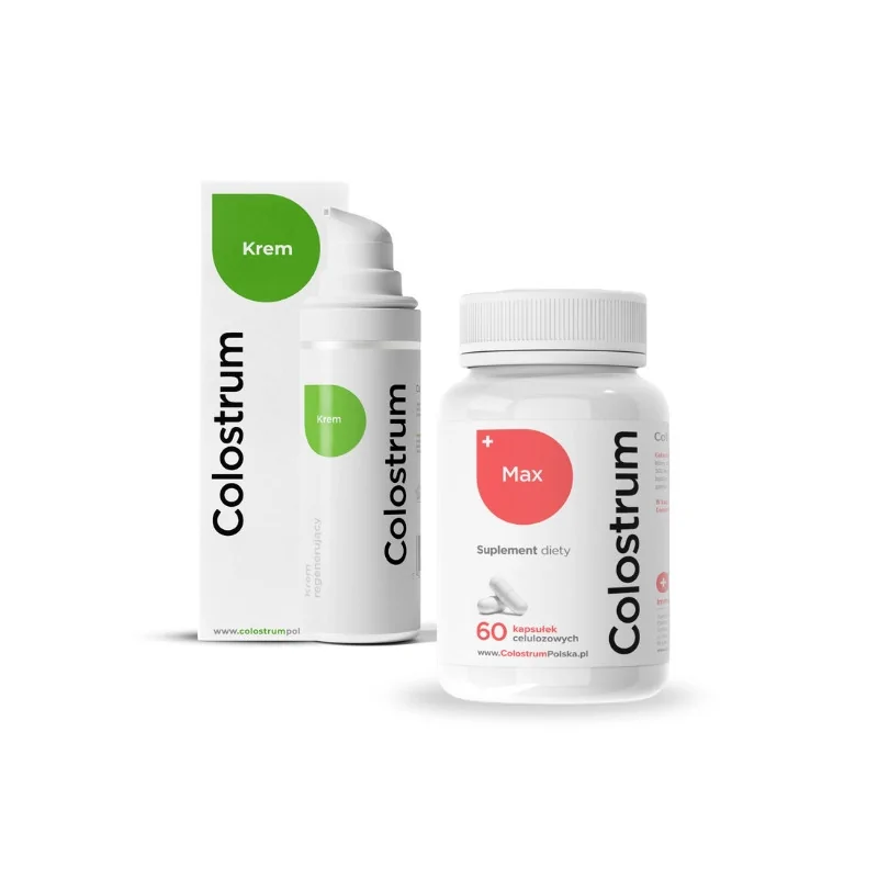 Holistic Beauty Colostrum CREAM + Colostrum MAX