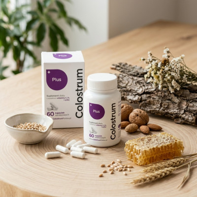 Colostrum PLUS 500mg - Naturalne Wsparcie Odporności | Colostrum Polska