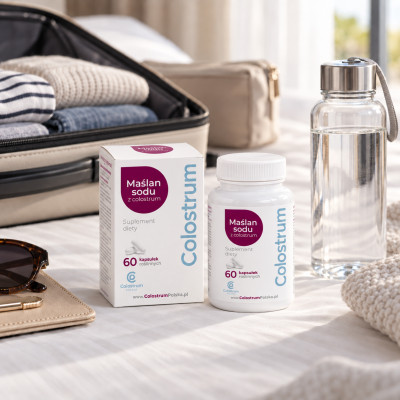 Maślan sodu z colostrum – 60 kapsułek roślinnych