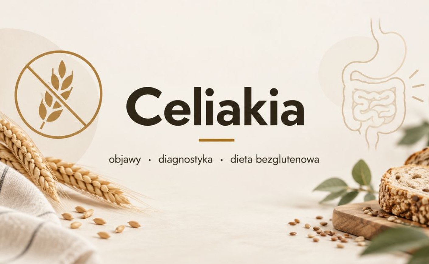 Celiakia – objawy, diagnostyka i dieta bezglutenowa