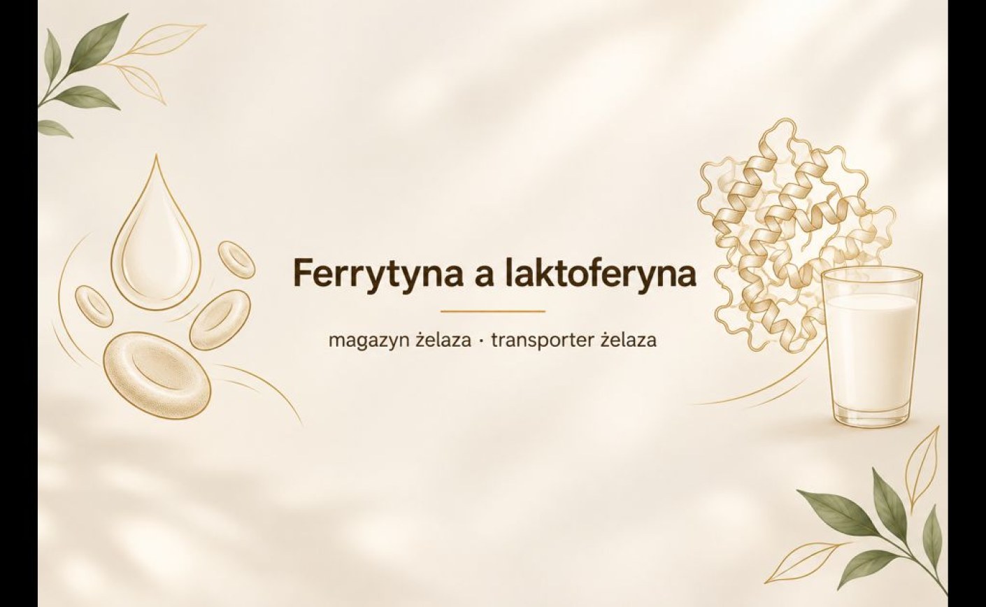 Ferrytyna a laktoferyna – czym się różnią i co mówią o żelazie?